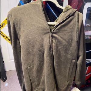 medium green jacket